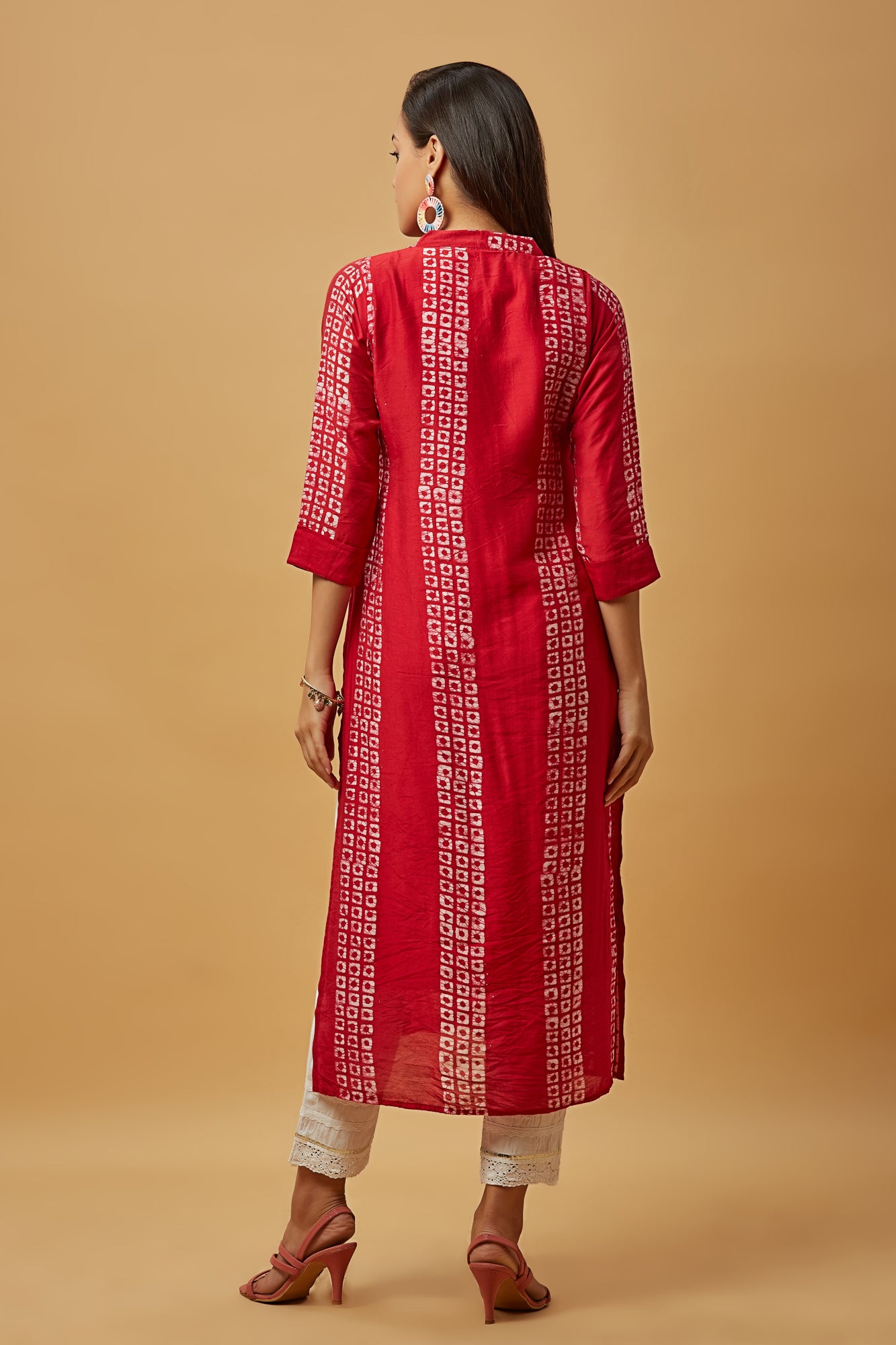 Urban Mystic Rayon Maroon Straight Long Kurti